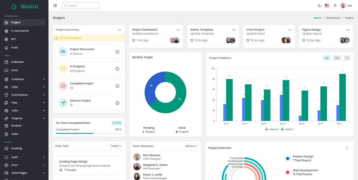 Webui - Multi-Purpose Web & App Kit